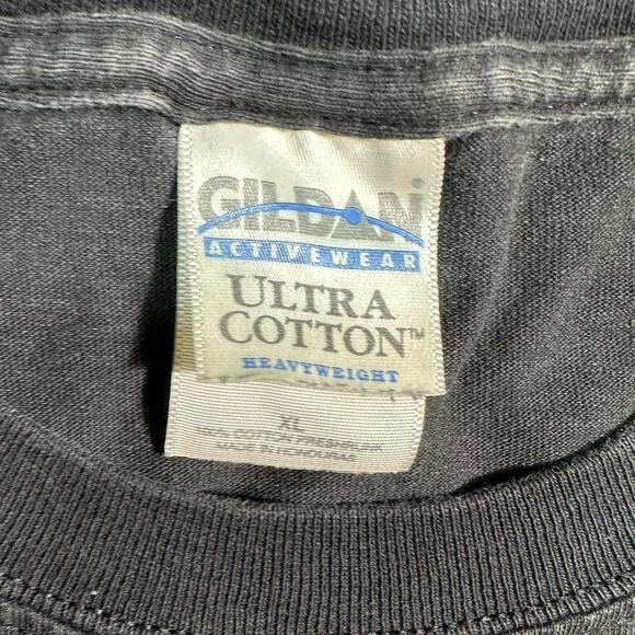 Vintage Y2K Sturgis Bike Rally Tee Mens XL Front Back AOP Faded Black Pink Shirt - Picture 5 of 6